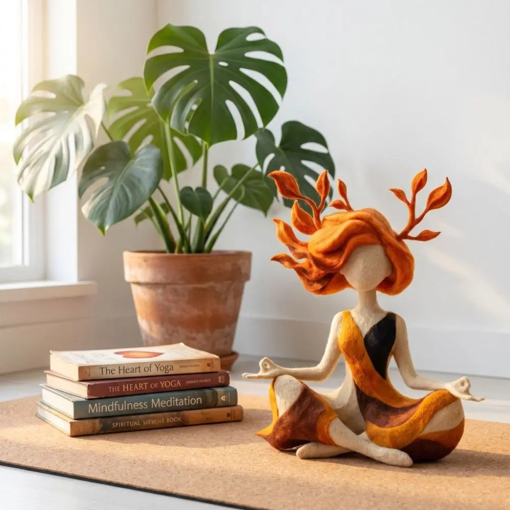 Soothing Mind Meditation Figurine Home Decor