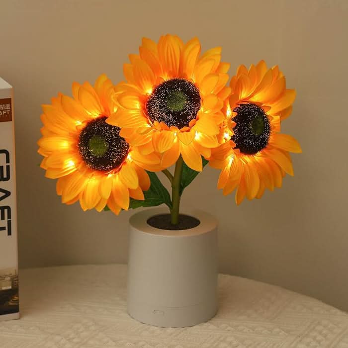 Sparkling Sunflower LED Table Lamp