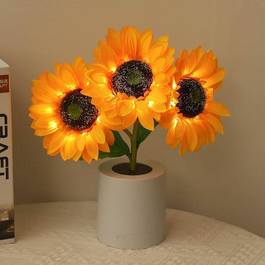 Sparkling Sunflower LED Table Lamp