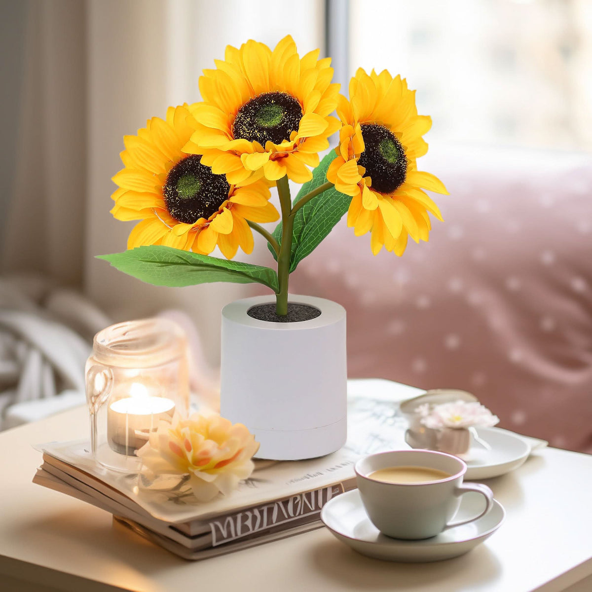 Sparkling Sunflower LED Table Lamp