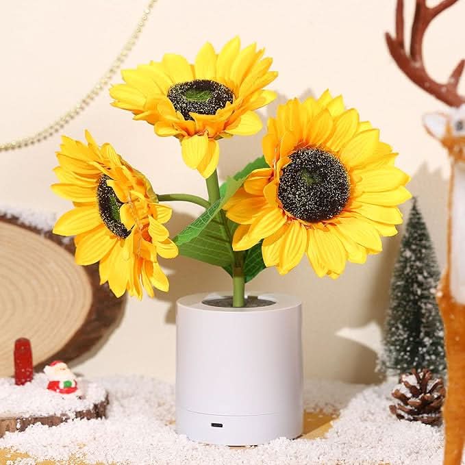 Sparkling Sunflower LED Table Lamp