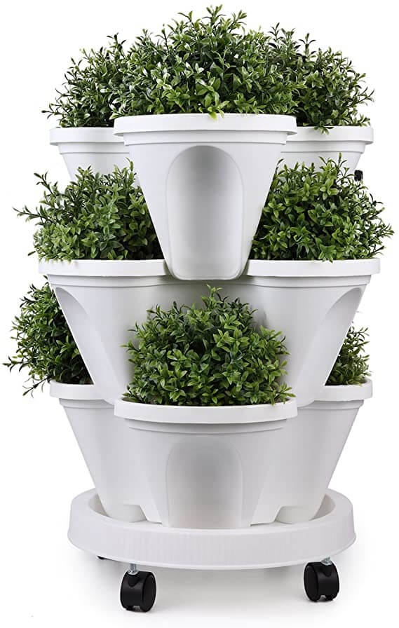 Stackable Strawberry Planters
