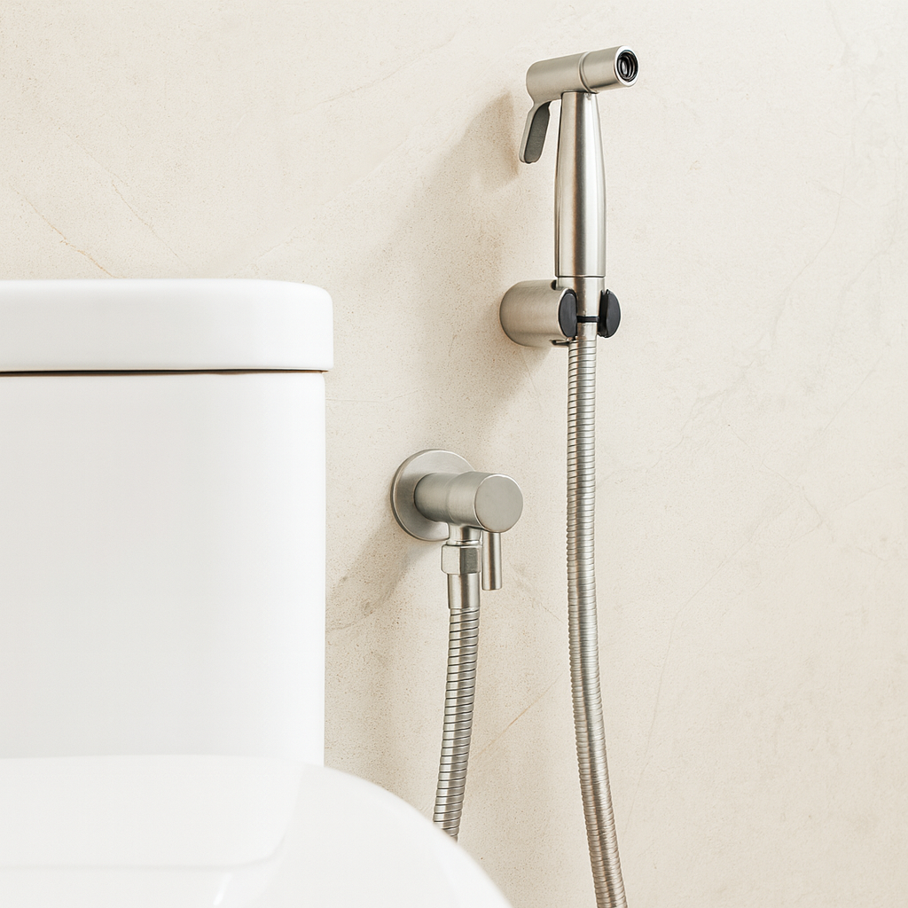 Stainless Steel Bidet Sprayer with Wall Mount