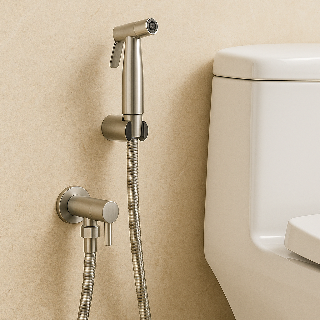 Stainless Steel Bidet Sprayer with Wall Mount