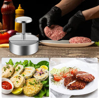 Stainless Steel Burger Press