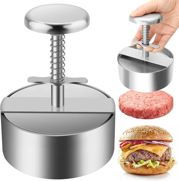 Stainless Steel Burger Press