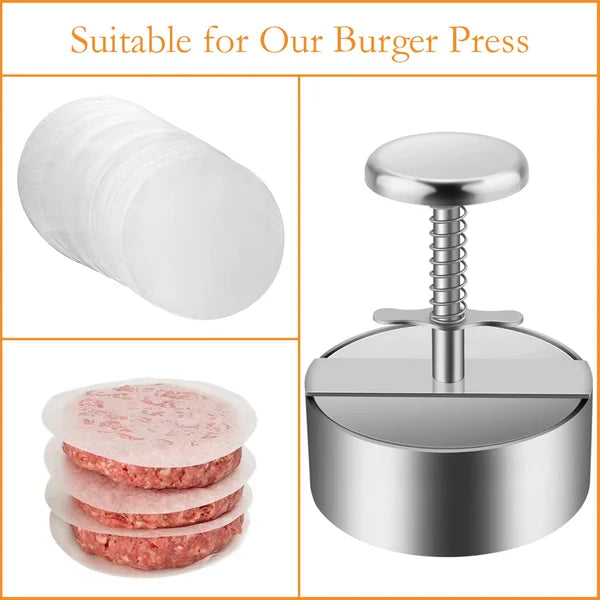 Stainless Steel Burger Press