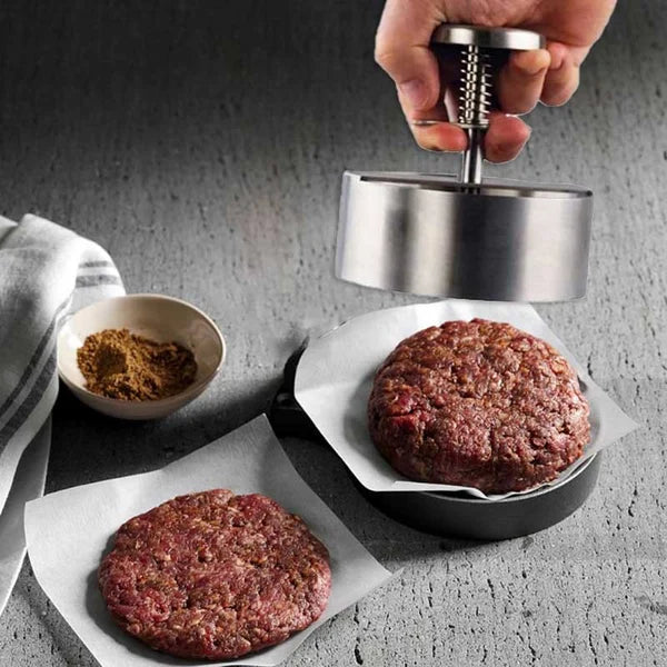 Stainless Steel Burger Press