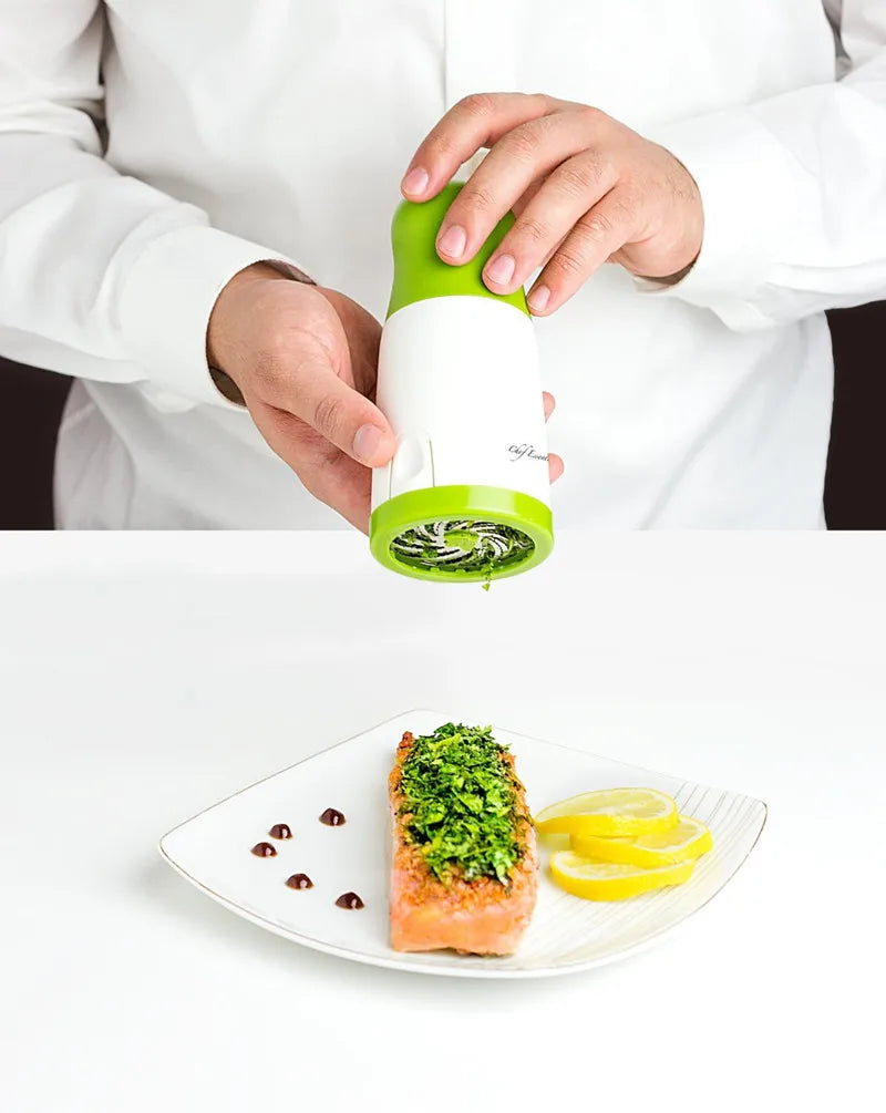 Stainless Steel Cheese Grater with 2 Cutting Inserts - Robust Cheese Slicer & Vegetable Grater