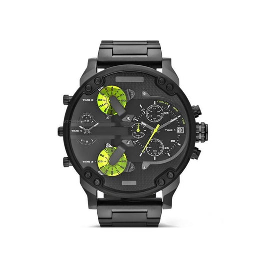 Stainless Steel Chronograph Quartz Watch