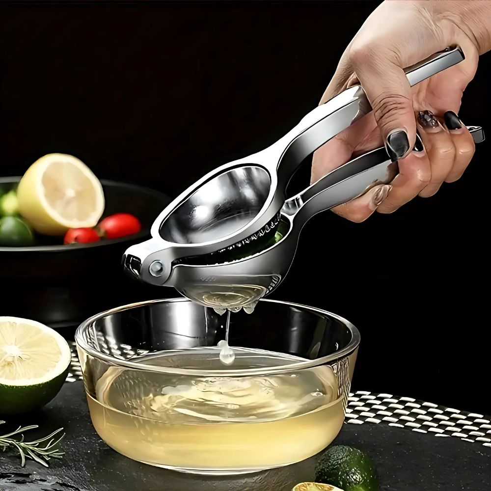 Stainless Steel Citrus Juicer with Ergonomic Handle