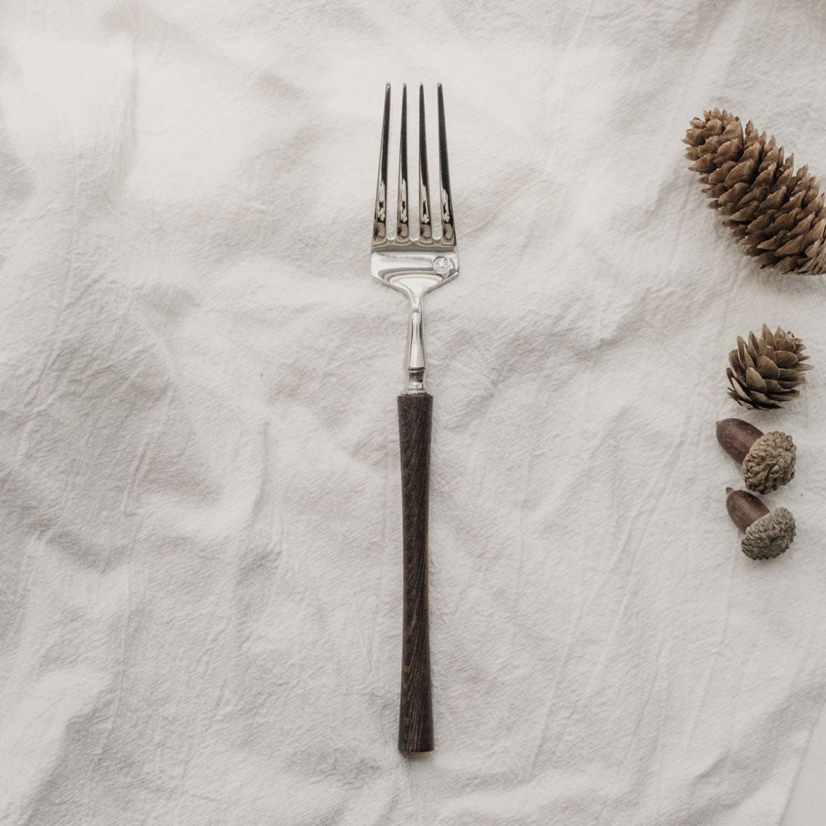 Stainless Steel Cutlery Set with Wooden Handles