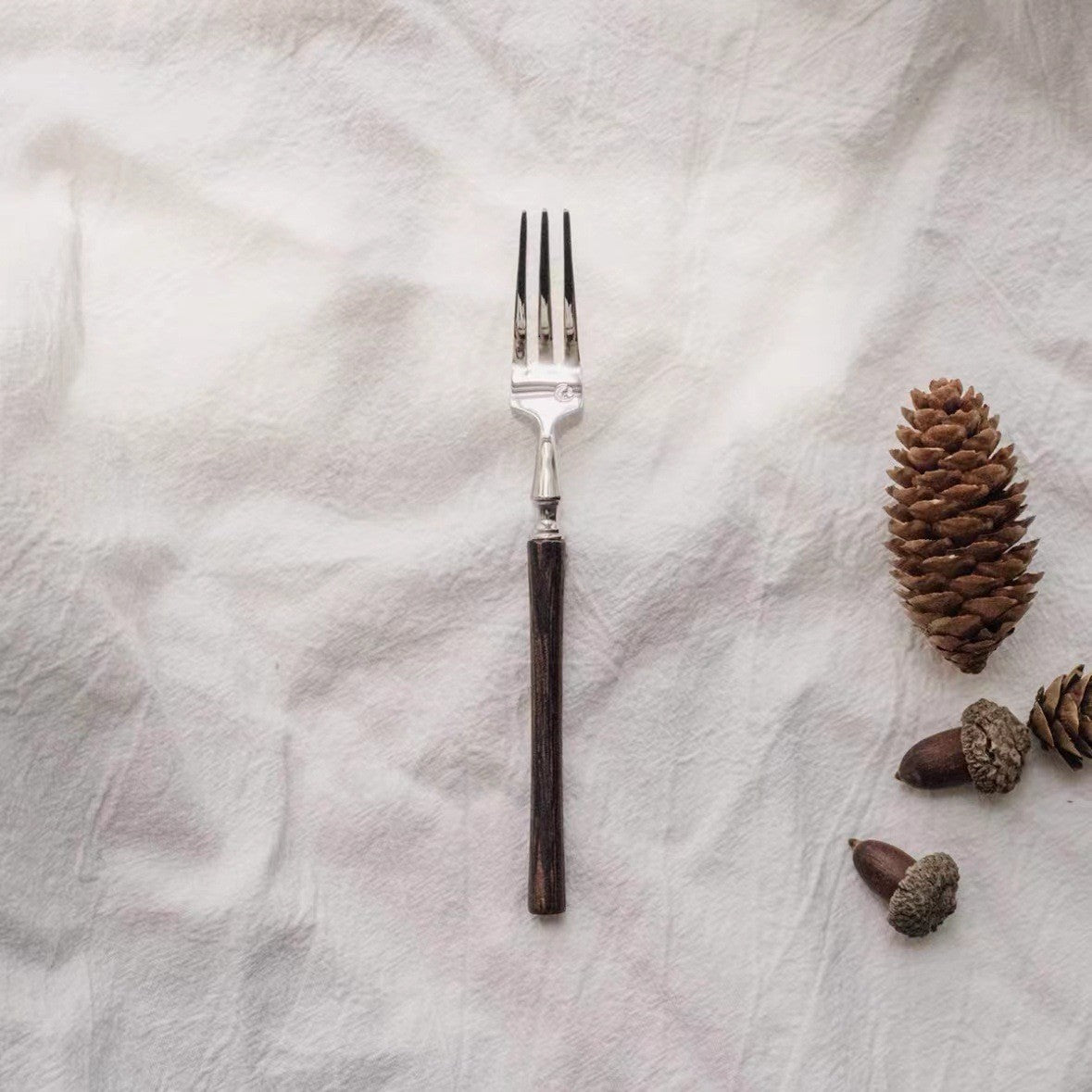 Stainless Steel Cutlery Set with Wooden Handles