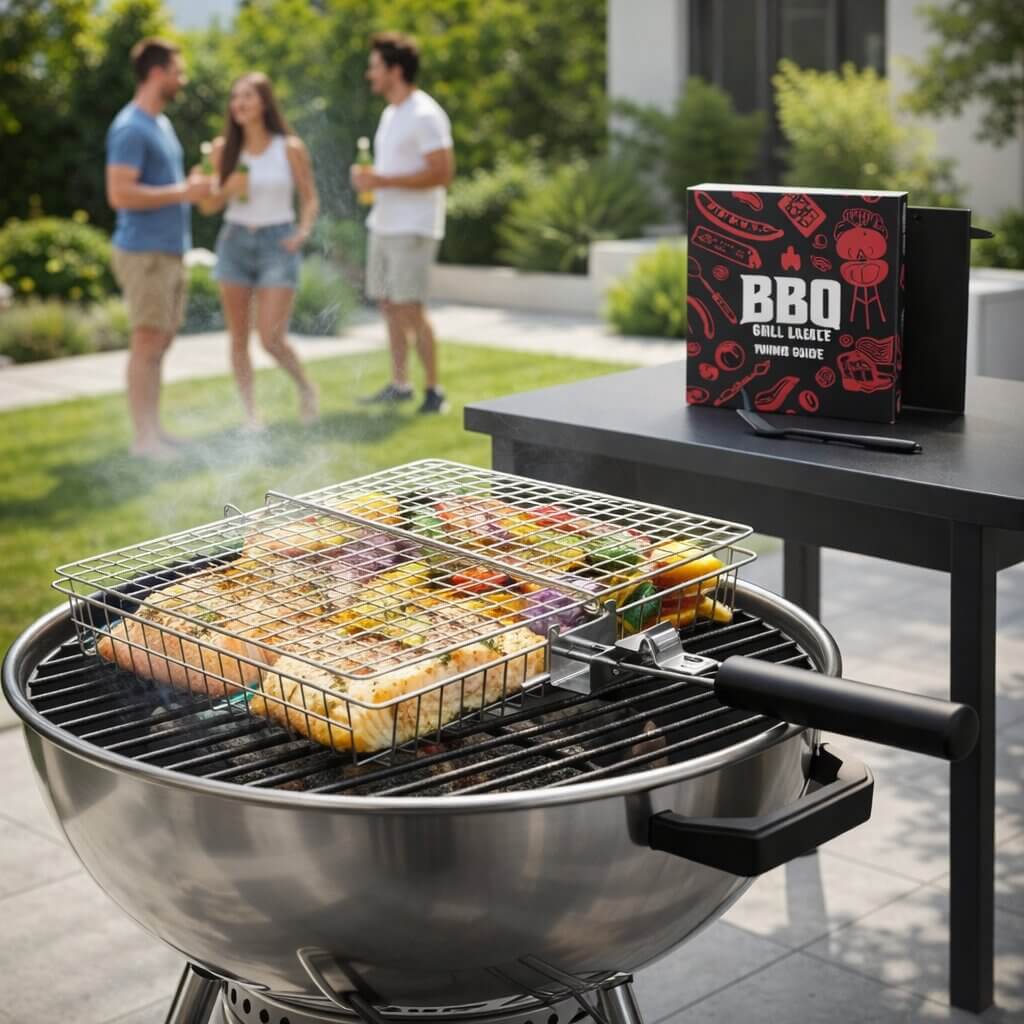 Stainless Steel Grill Basket | Even Heat Distribution