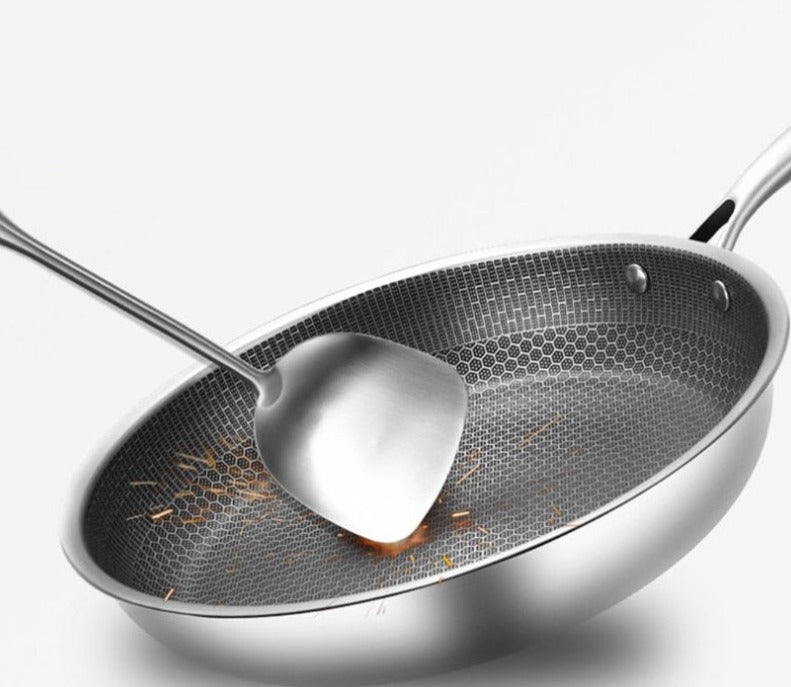 Stainless Steel Hexagonal Skillet
