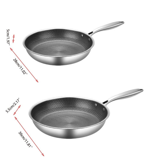 Stainless Steel Hexagonal Skillet