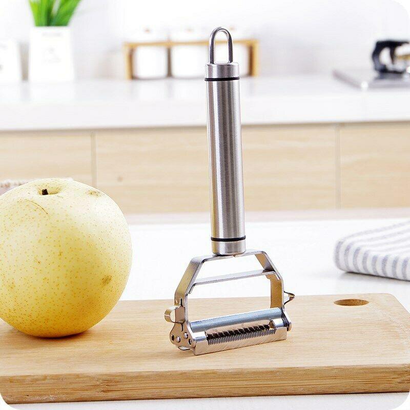 Stainless Steel Multifunction Vegetable Peeler & Julienne Slicer