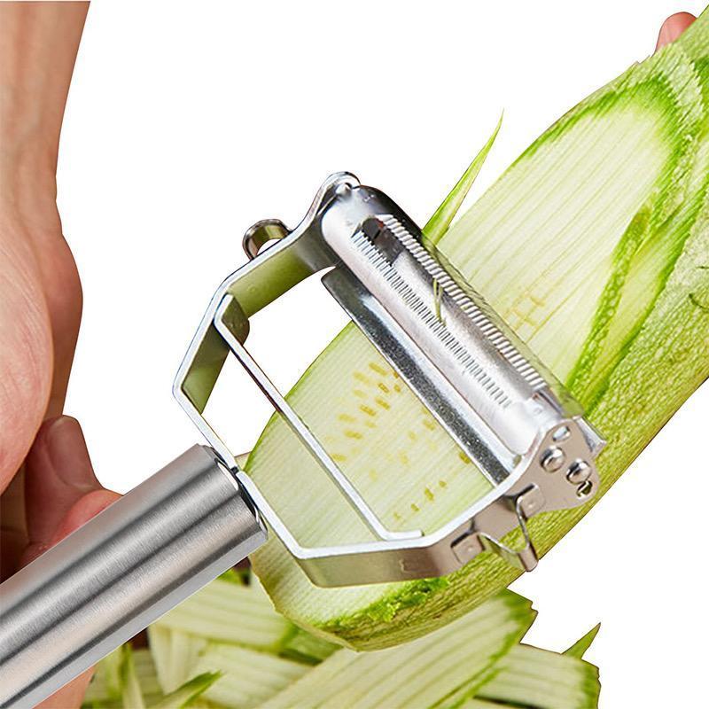 Stainless Steel Multifunction Vegetable Peeler & Julienne Slicer