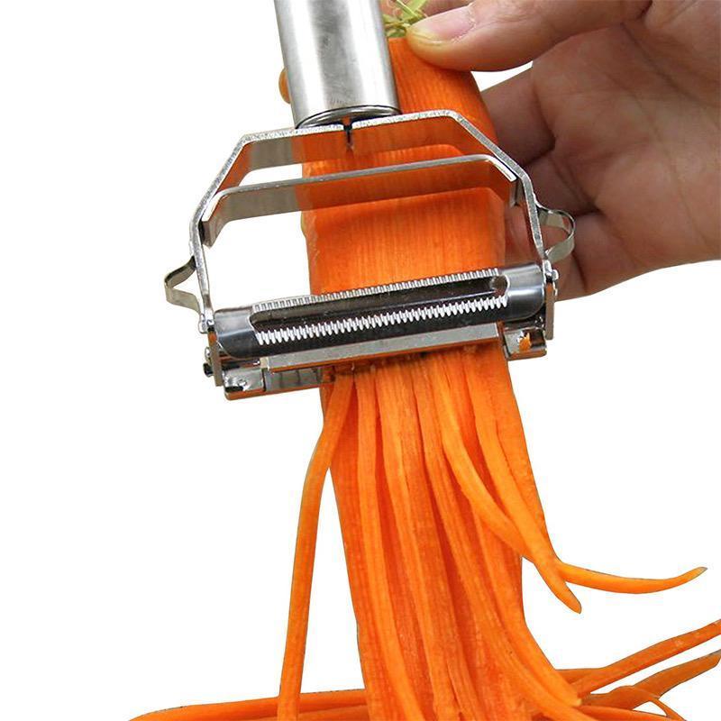 Stainless Steel Multifunction Vegetable Peeler & Julienne Slicer