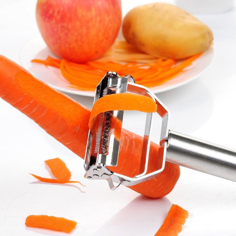 Stainless Steel Multifunction Vegetable Peeler & Julienne Slicer