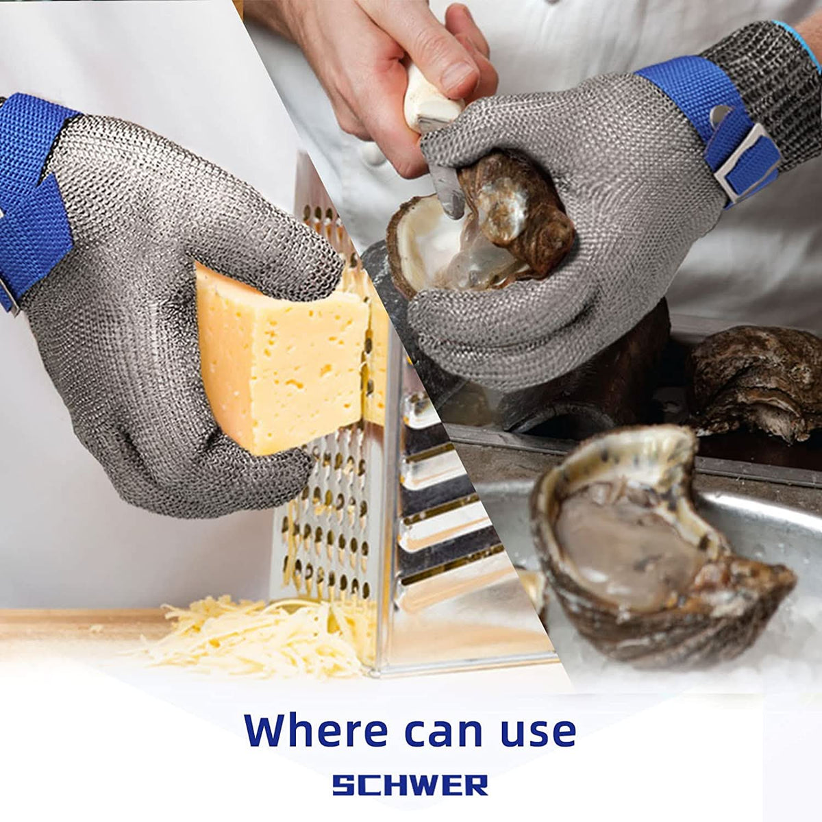Stainless Steel Safety Gloves with Maximum Cut Resistance