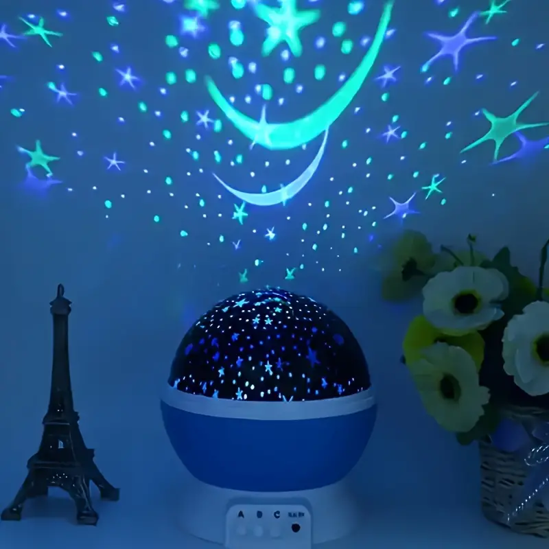 Star Projector Night Light - Soothing Sky Projection with Music