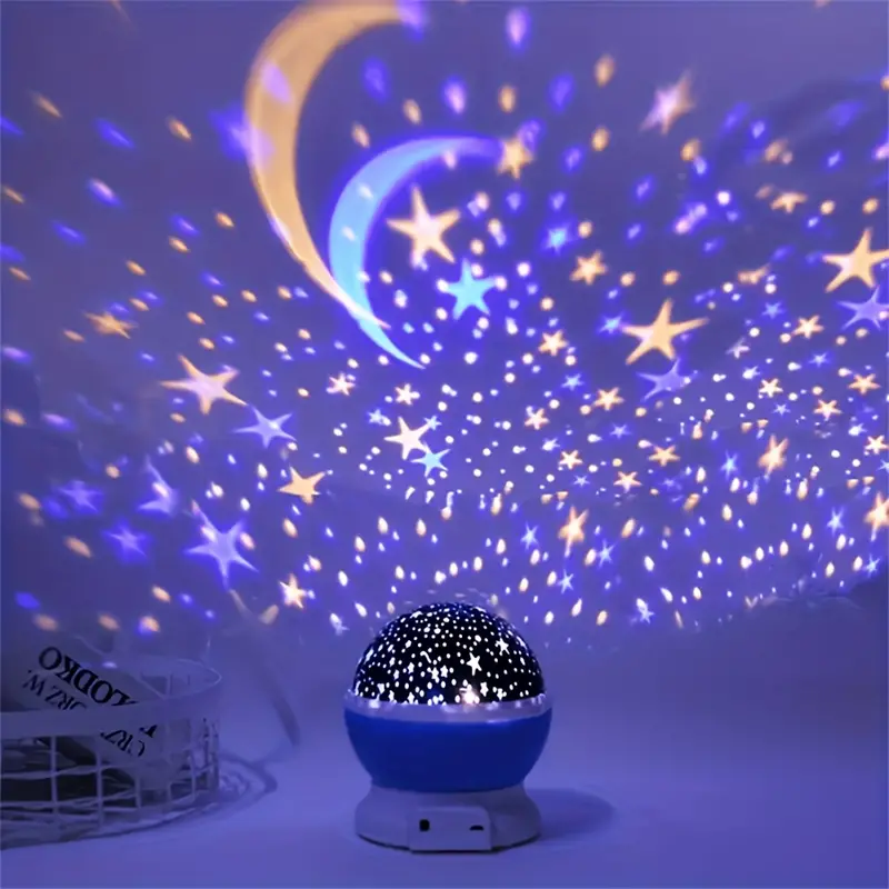 Star Projector Night Light - Soothing Sky Projection with Music