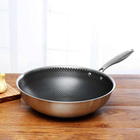 Steel Non-Stick Frying Pan for Easy Cooking