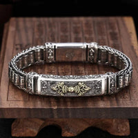 Sterling Silver Bracelet with Six Symbols of Truth