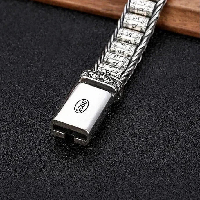 Sterling Silver Bracelet with Six Symbols of Truth