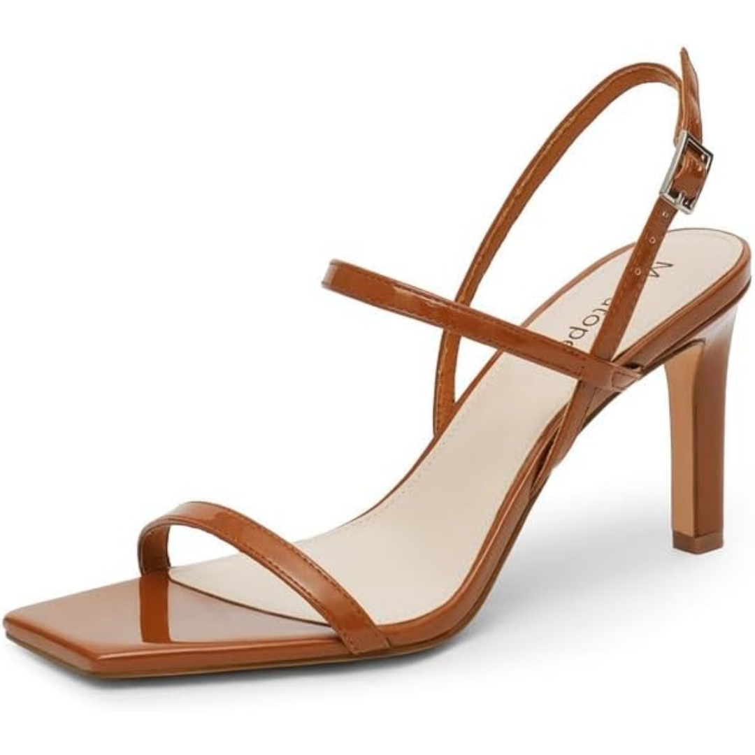 Strappy High-Heeled Sandals