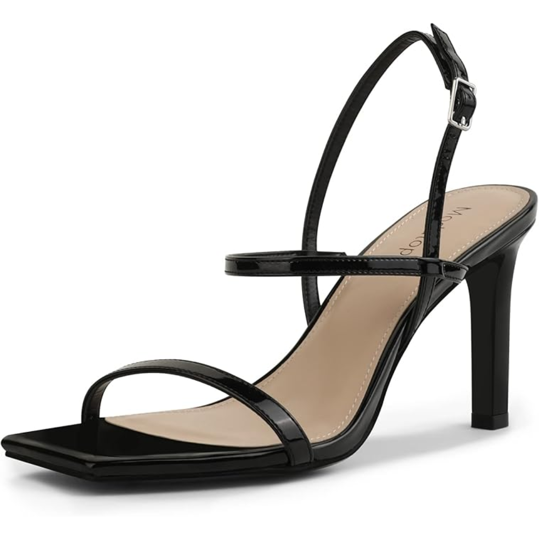 Strappy High-Heeled Sandals