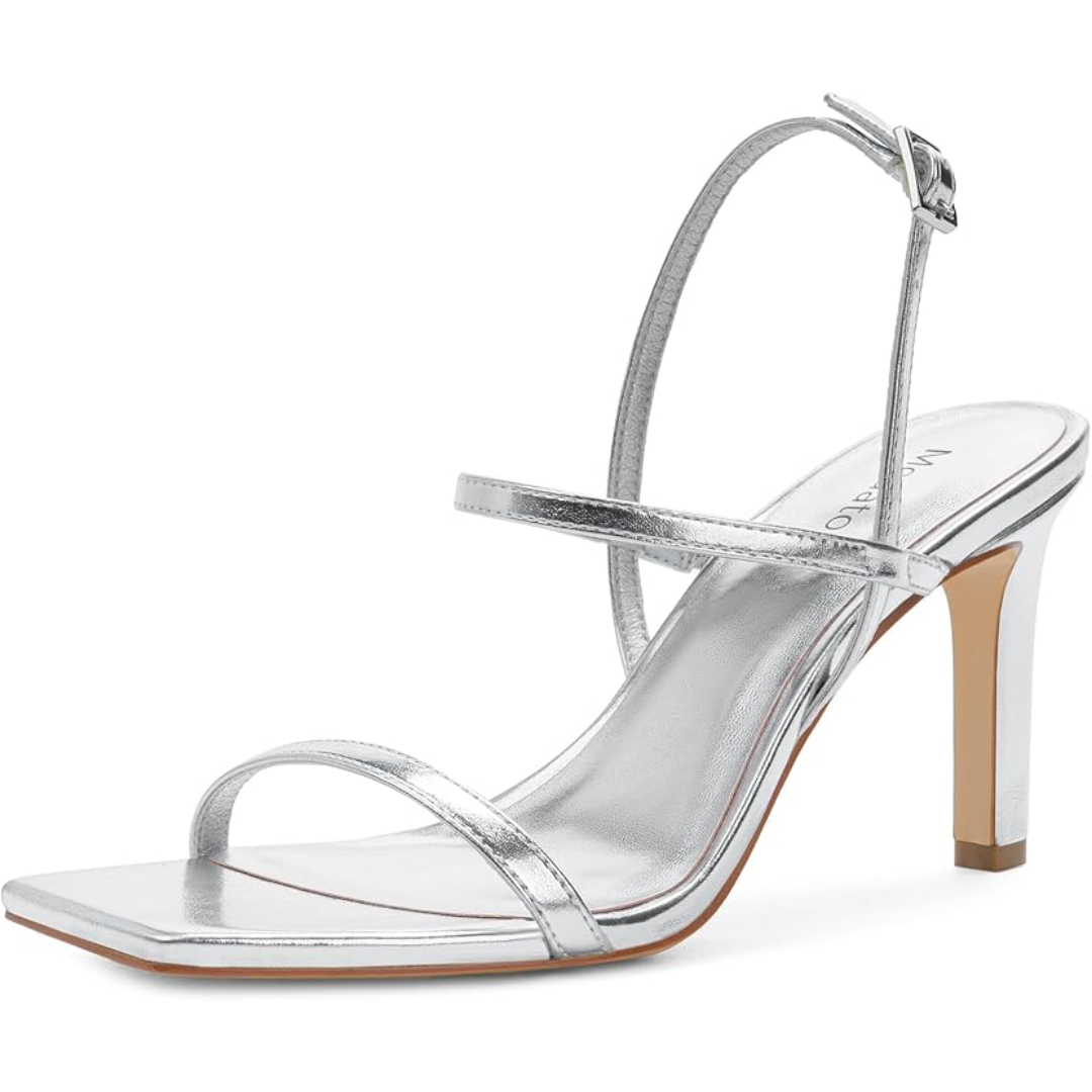 Strappy High-Heeled Sandals