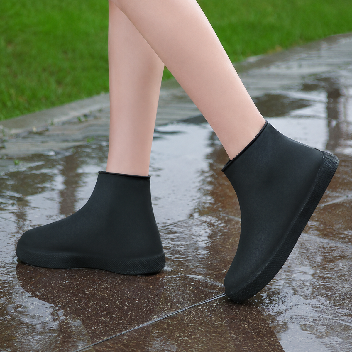 Stretch-Fit Waterproof Shoe Covers