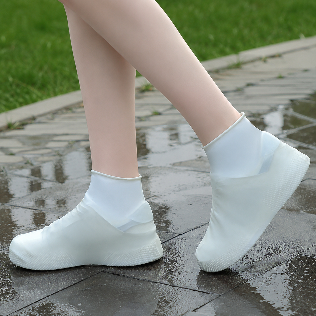 Stretch-Fit Waterproof Shoe Covers