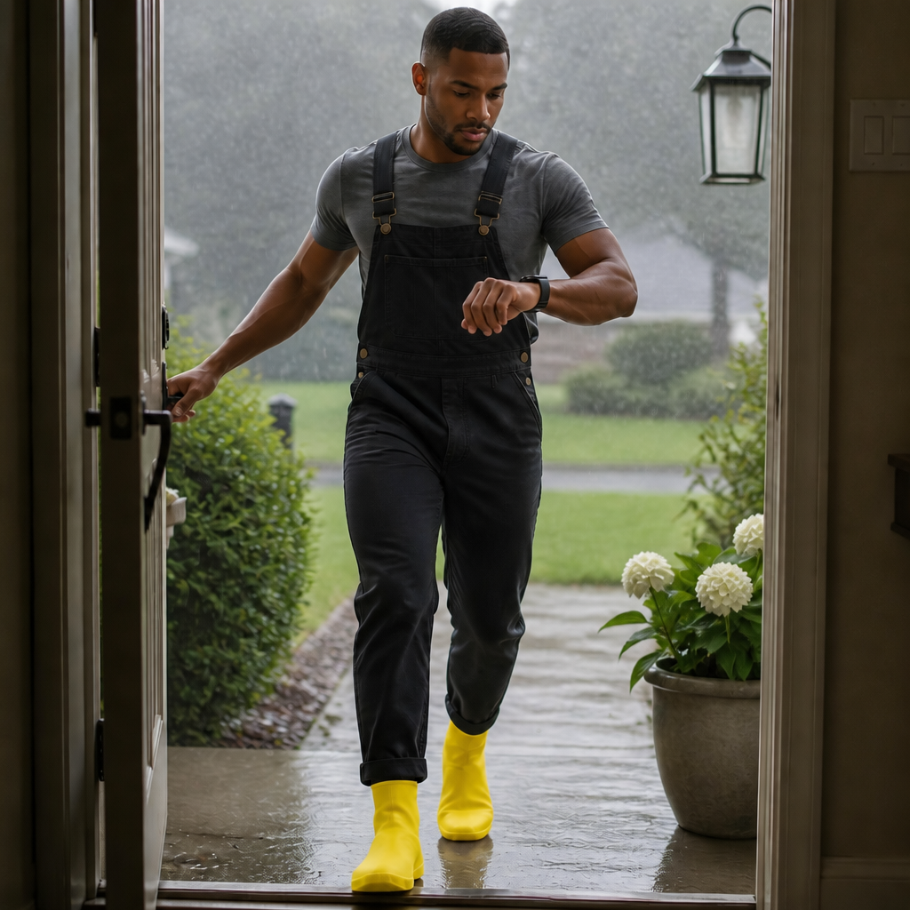 Stretch-Fit Waterproof Shoe Covers