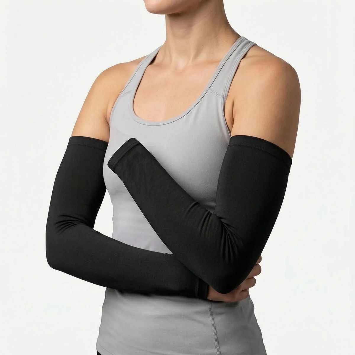 Stretchy Athletic Pull-On Arm Sleeves