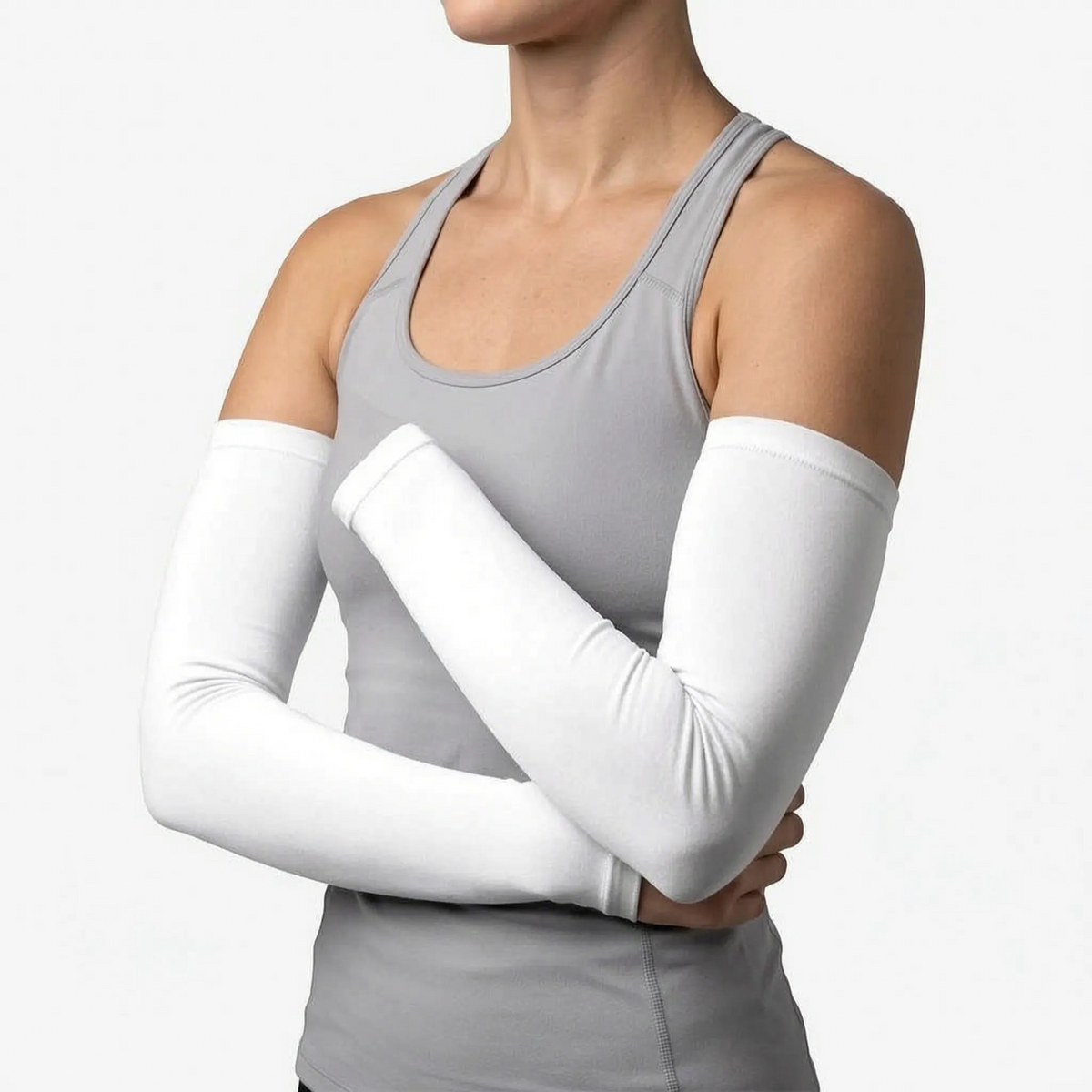 Stretchy Athletic Pull-On Arm Sleeves