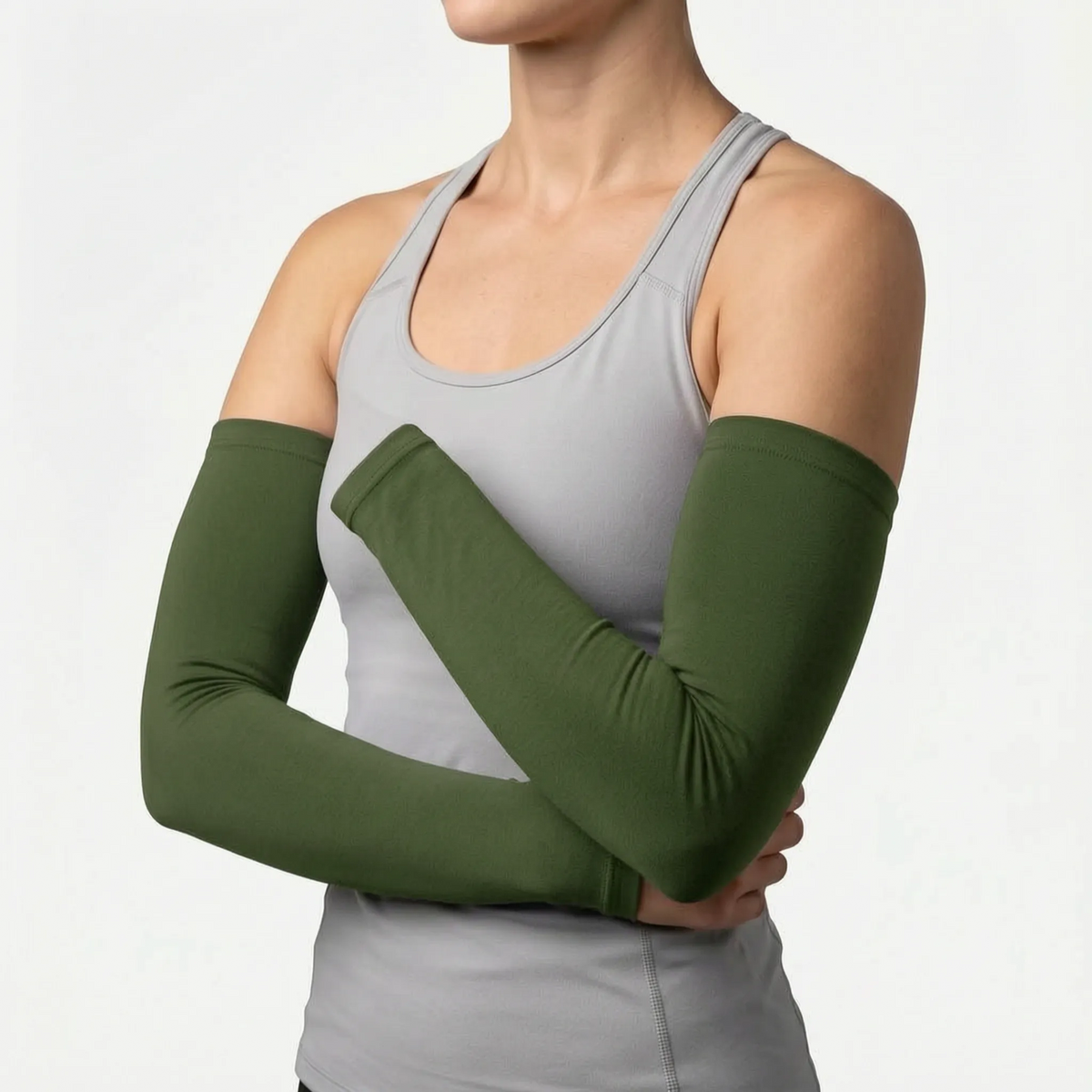 Stretchy Athletic Pull-On Arm Sleeves