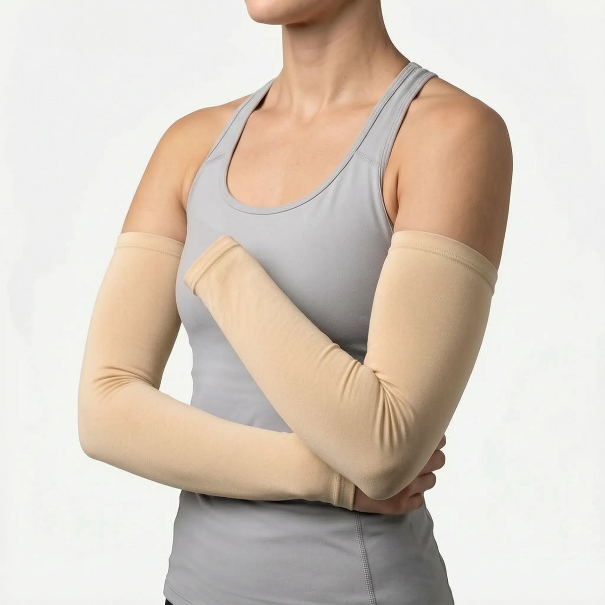 Stretchy Athletic Pull-On Arm Sleeves