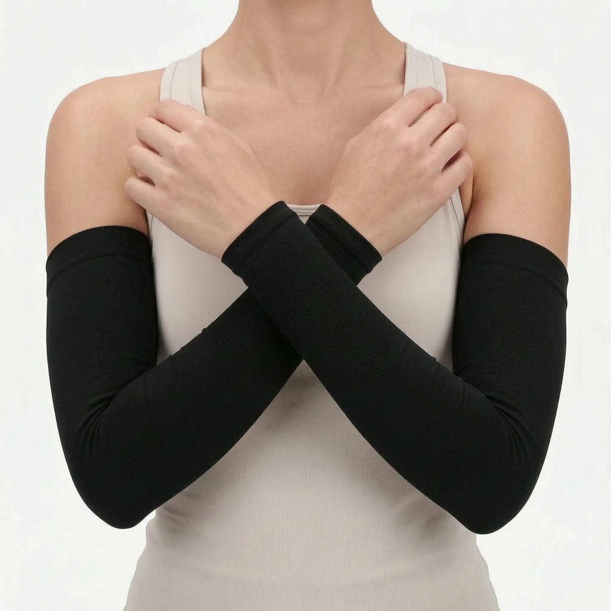 Stretchy Slip-On Sports Arm Sleeves