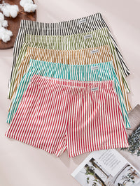 Striped Boxer Shorts Set