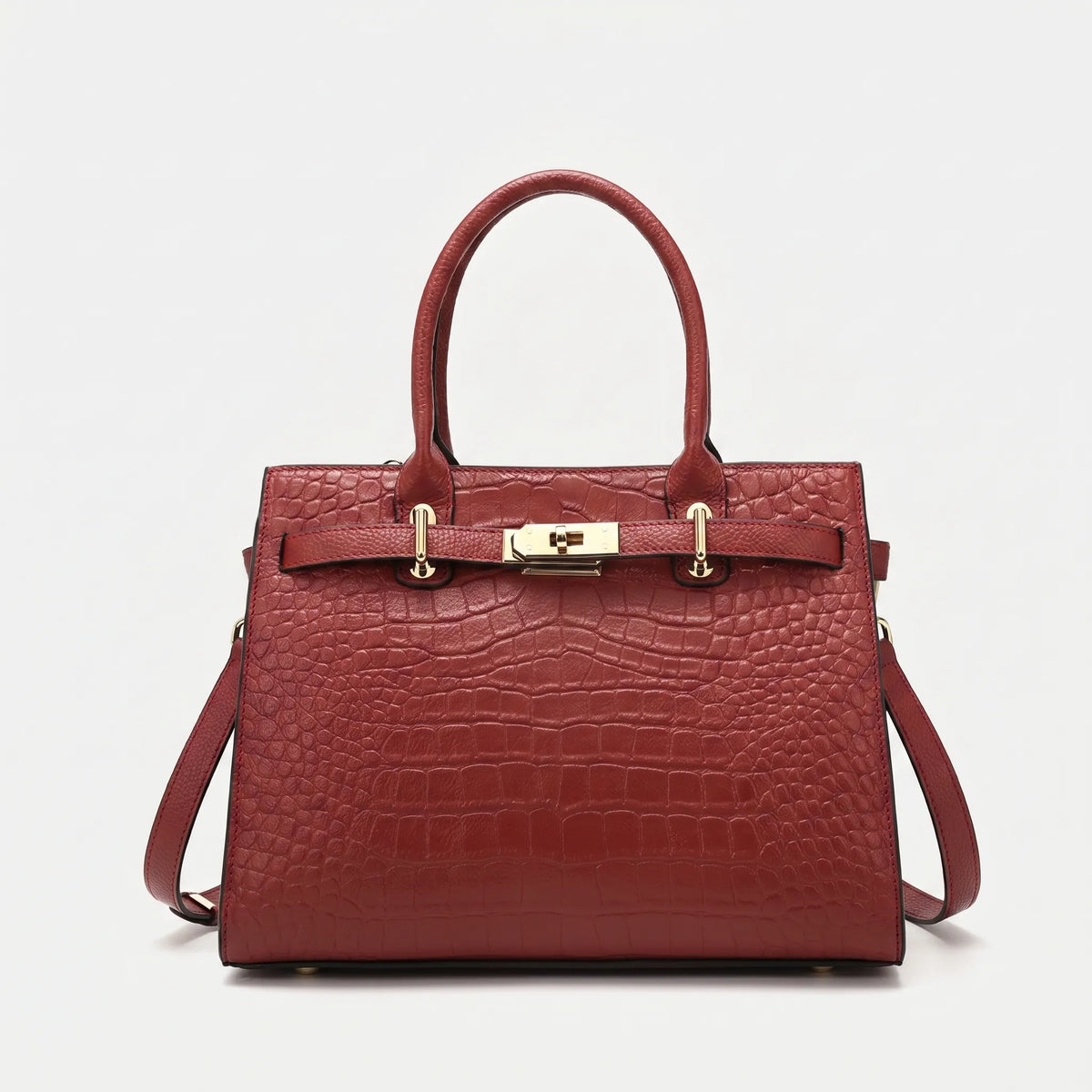 Structured Top-Handle Handbag