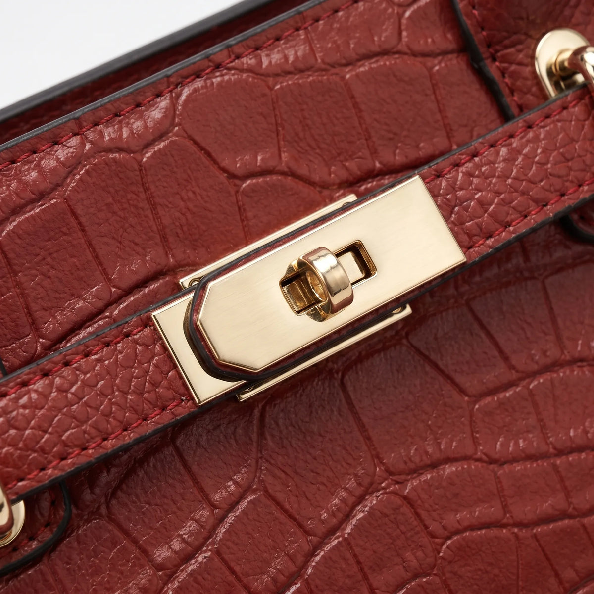 Structured Top-Handle Handbag