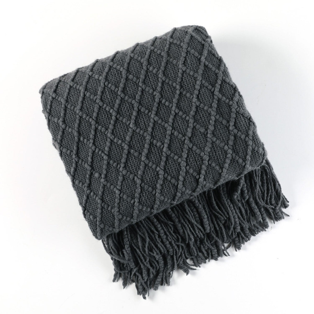 Stylish Knitted Sofa Throw – Scandinavian Elegance & Comfort