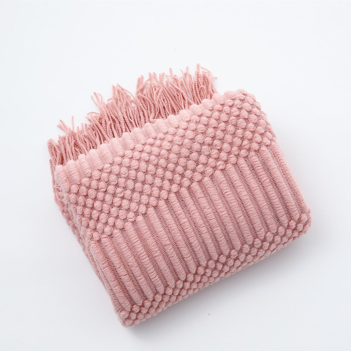 Stylish Knitted Sofa Throw – Scandinavian Elegance & Comfort