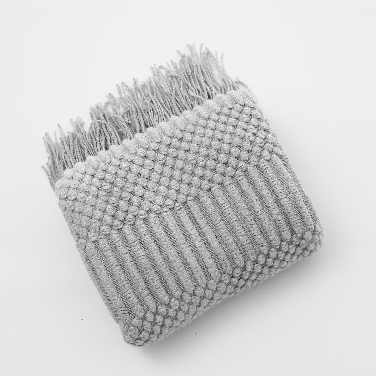 Stylish Knitted Sofa Throw – Scandinavian Elegance & Comfort