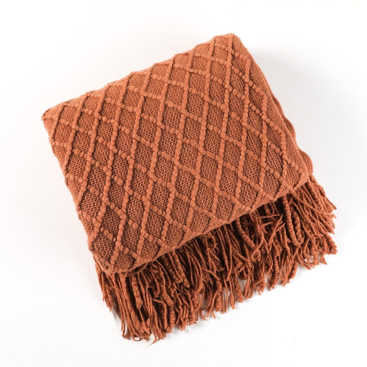 Stylish Knitted Sofa Throw – Scandinavian Elegance & Comfort