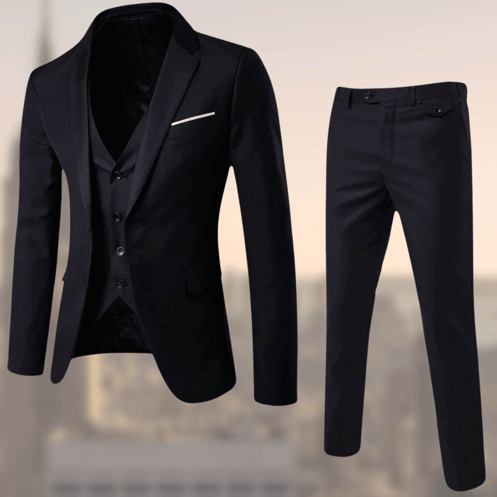 Stylish Men's Three-Piece Suit