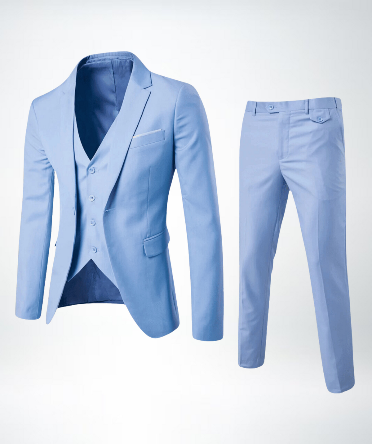 Stylish Men's Three-Piece Suit
